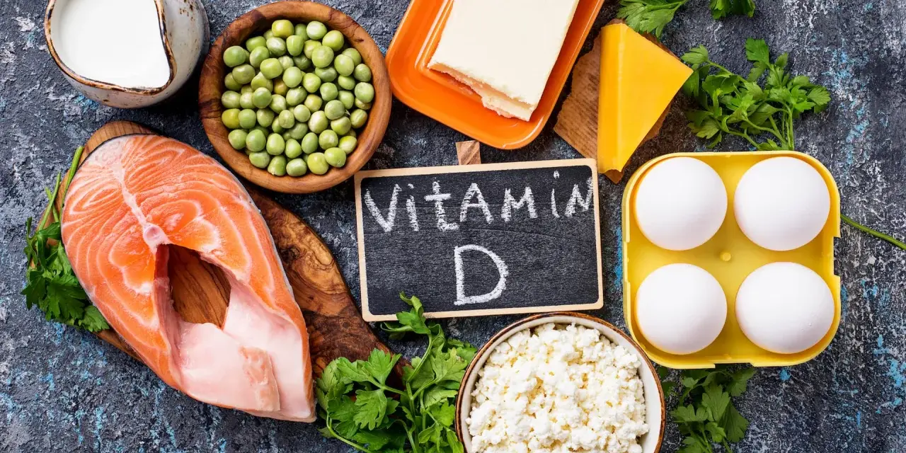 Fisk, ägg, mejeriprodukter och grönsaker som kan hjälpa mot d-vitamin depression.