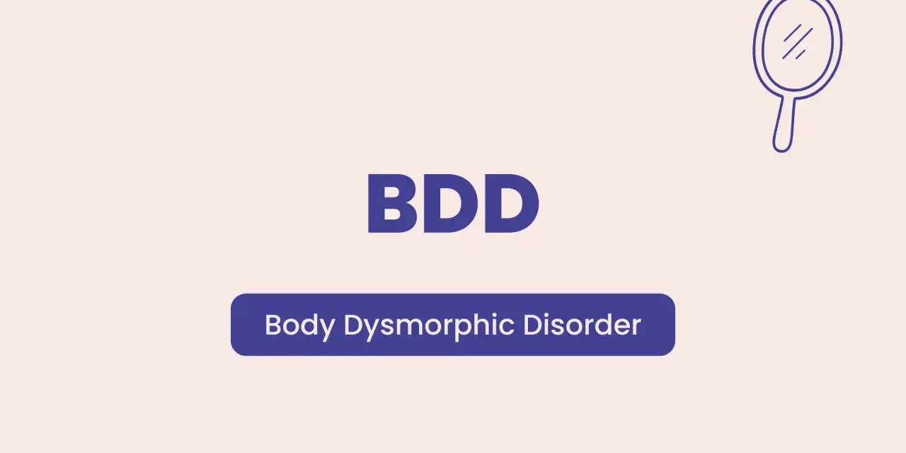 BDD, Body Dysmorphic Disorder, en spegel som symboliserar självbild.