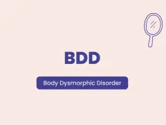 BDD, Body Dysmorphic Disorder, en spegel som symboliserar självbild.