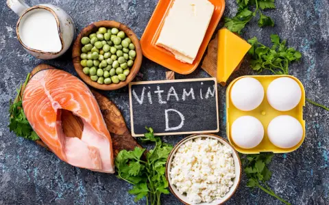 Fisk, ägg, mejeriprodukter och grönsaker som kan hjälpa mot d-vitamin depression.