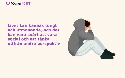 En person sitter med huvudet i händerna, en bild som kan illustrera prestationsångest symptom.