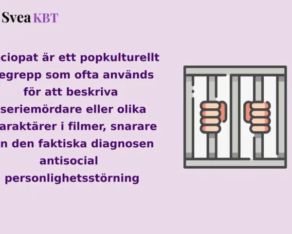 Text om sociopati som popkulturellt begrepp, inte diagnos. Bild på händer bakom galler, en metafor för att leva med en psykopat.