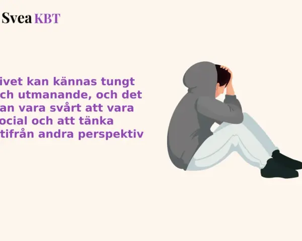 En person sitter med huvudet i händerna, en bild som kan illustrera prestationsångest symptom.