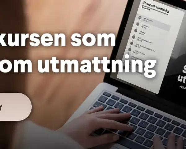 Webbkurs om stress och utmattning. Lär dig hantera press och hitta balans. Klicka här för att börja.
