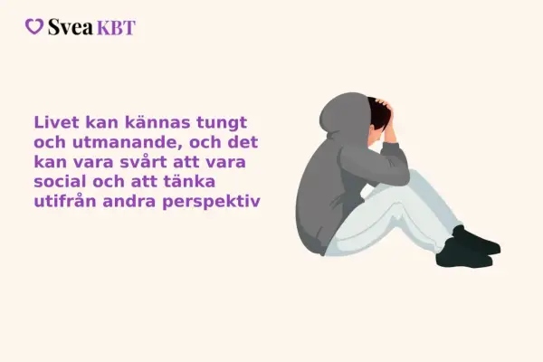 En person sitter med huvudet i händerna, en bild som kan illustrera prestationsångest symptom.